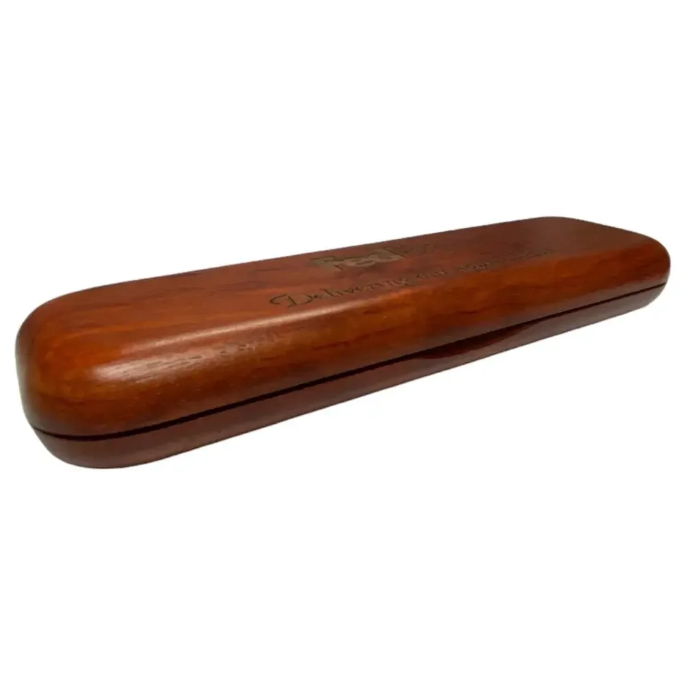 FedEx Appreciation Rosewood Ball Point Pen in Wood Box Vintage MIB - A468